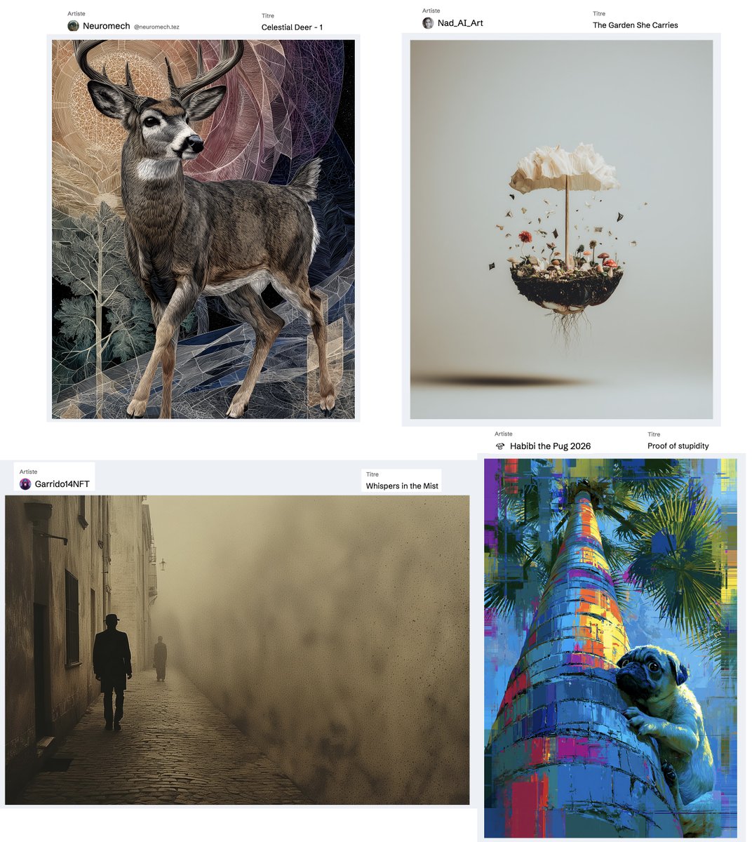 handsdall's tweet photo. BOUGHT! 😍
4 amazing pieces just join my vault!! 🥰🥰
Thank you very much to
@Neuromech0155
@nad_nfts (free)
@ArmindoGarrido
@Mettody1
for created these beautiful pieces!! 🙏😍

👇Follow and support all these great artists and supporters! 👇
Check out their amazing collections!! 🤗

#NFTCommunity #NFTs #nftcollectors #objkt