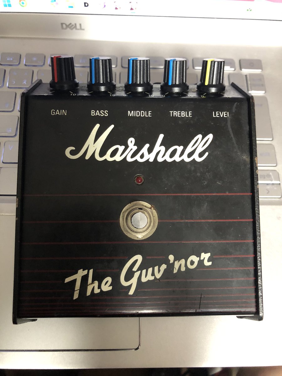 本日のハードオフ Marshall Guv'nor シリアル06000代のEngland製初期型