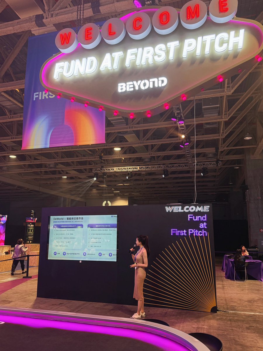 AlexYan168's tweet photo. We are thrilled to be at the Macau BEYOND Expo 🇲🇴

Our team joined the event's Fund at First Pitch Roadshow and caught the eye of nearly 90% of investors here. It’s such a pleasure to connect face-to-face with builders, investors and creators.

We showcased our full ecosystem covering talent pool, transaction layer and traffic engine at our booth. Our products keep gaining traction: MagUp delivers steady revenue, @MagVerse_AI runs ongoing missions, and DeWorld is taking solid shape. We��re eager to empower more AI agents to achieve revenue growth and global expansion. @MagnetX_AI 
#BEYONDExpo #AI