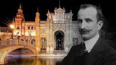 ElCicerone_'s tweet photo. Tal dia como hoy de 1929 falleció en su ciudad natal el arquitecto sevillano Aníbal González.  Máximo referente del regionalismo andaluz. el gran artífice de la Exposición Iberoamericana y el diseñador de la Plaza de España, murió sumido en una precaria situación económica. https://t.co/lZlzPL2Qbh