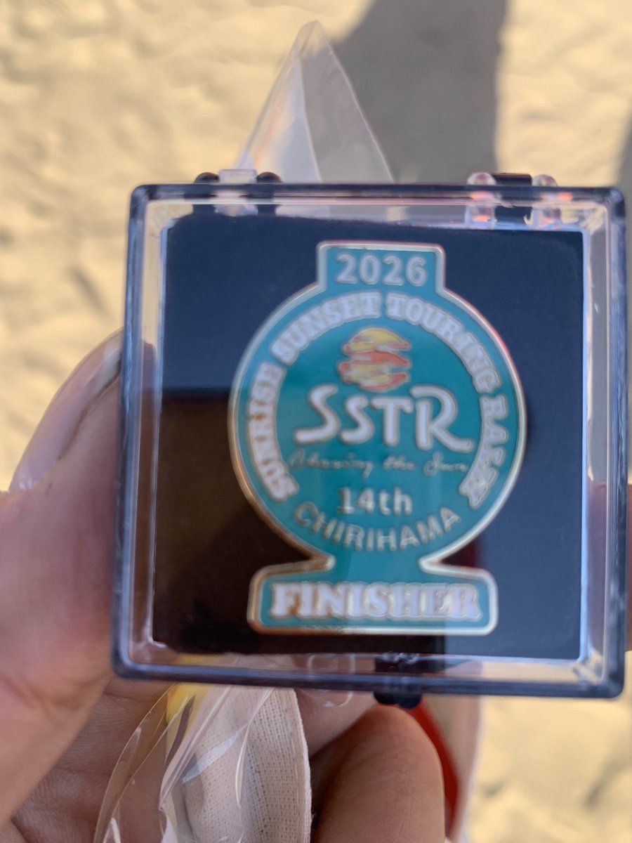 uepi12's tweet photo. 無事にSSTR完走ゴール！
今回は下道で参加す
また、氷見にて東京組と合流
#SSTR2026
#千里浜なぎさドライブウェイ
#harlydavidsoncity https://t.co/bSdXEqJlKj