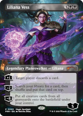 mtgjp 入荷情報】 スポットライトシリーズ上位プロモ FOIL版《リリアナ