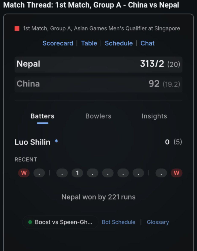 TravisKutty's tweet photo. And I thought IPL was supposed to be fun. 

Meanwhile, real cricket is played between China and Nepal. https://t.co/B44jSwTLUb