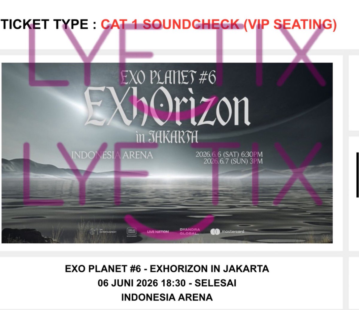 LYF TIX | Jastip Tiket Konser tweet media