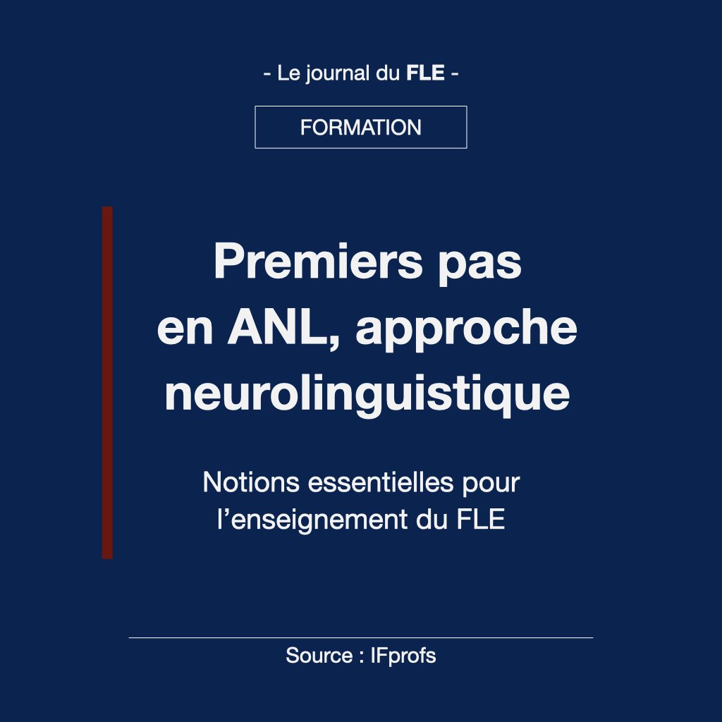 journalFLE's tweet photo. 🧠 FORMATION | Premiers pas en ANL (approche neurolinguistique) : notions essentielles pour l’enseignement du FLE.
Cette approche permet de mieux comprendre le fonctionnement cérébral des apprenants.
👉 https://t.co/9N4mlcaLfs

#FLE #ANL #neurolinguistique https://t.co/79zRFNgS5B