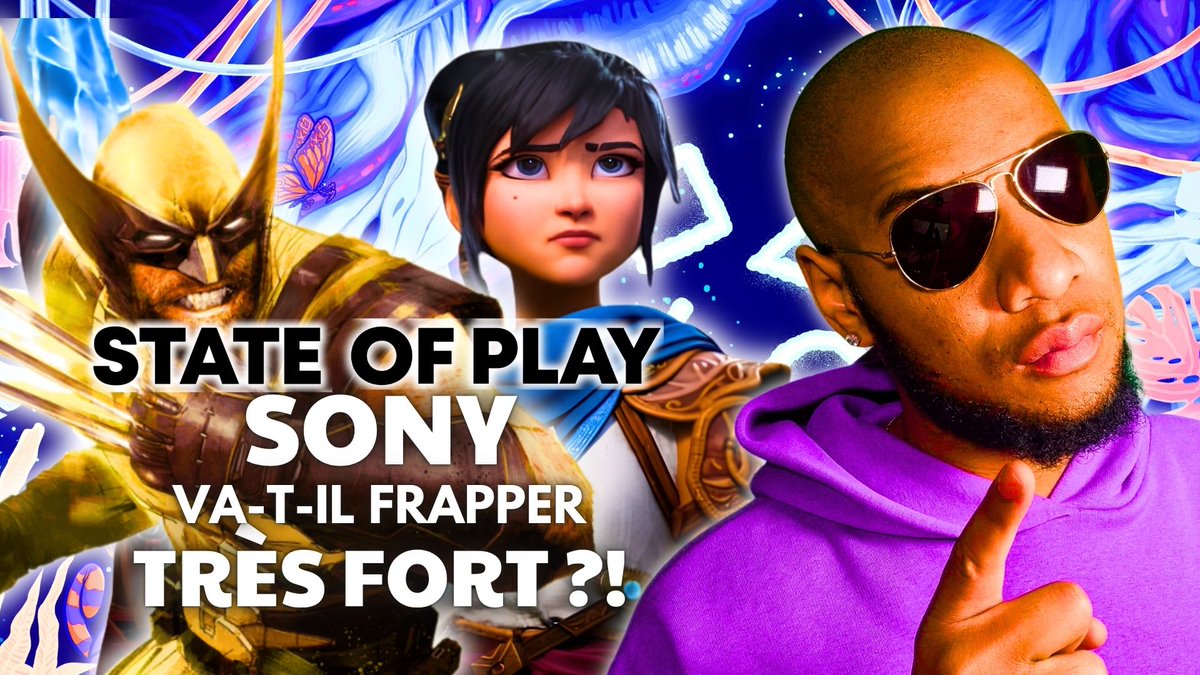 ArunoYujin's tweet photo. 🚨 STATE OF PLAY 

PlayStation ouvre le bal de cette Summer Game Fest 2026 ‼️
Et une belle conférence se profile 🤩
Avec plus d'infos sur Wolverine mais ce State Of Play va-t-il frapper fort ⁉️🤔
Je vous en parle ici 😁⬇️
https://t.co/wPmMjJ9w2y

#ps5 #playstation #stateofplay https://t.co/JXUAbX6yE8