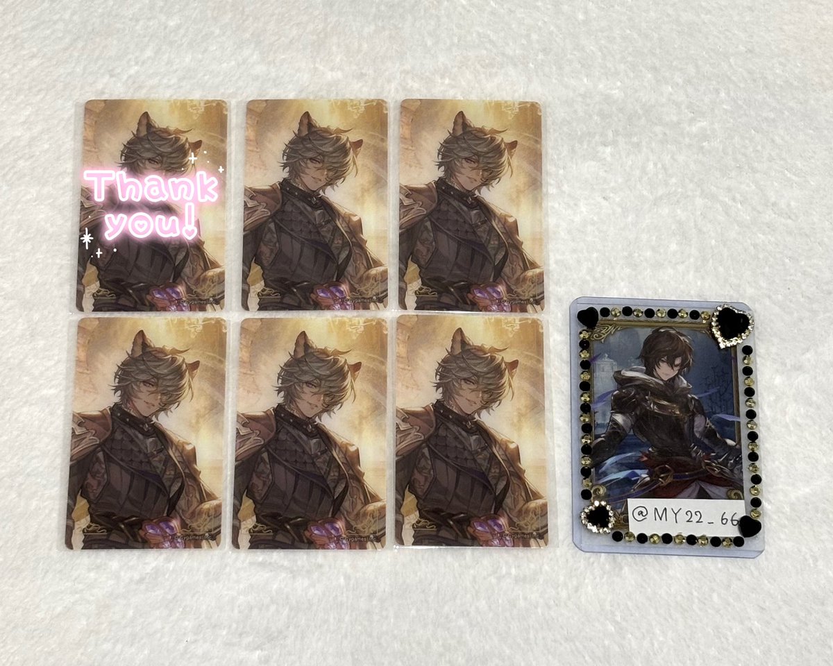 MY22_66's tweet photo. 【交換】グランブルーファンタジー グラブル メモリアルクリアシートコレクション Vol.1

【譲】 画像のもの
【求】 同種サンダルフォン

郵送or仙台・大阪グラフェス両日手渡し
他にもご提案等ございましたらお気軽にお声掛けください！
よろしくお願い致します🙇🏻‍♀️ https://t.co/d5jeep4zgV