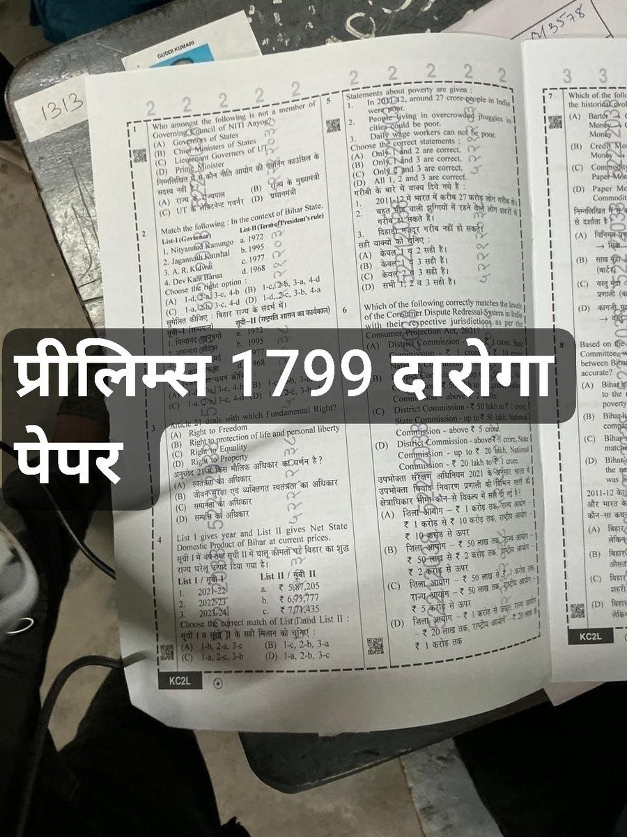 Magadhiii's tweet photo. @VinodJakharIN बिहार दरोगा mains paper leak... https://t.co/Hpp30UHMVO