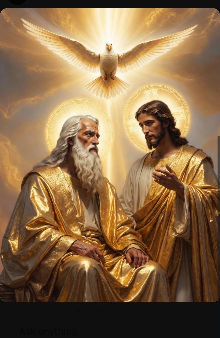 Divine_Traders7's tweet photo. Solemnity Of The Most Holy Trinity 

Glory to God: Glory to the Father, Glory to the Son, and Glory to the Holy Spirit. To Him be glory forever. Alleluia, Amen. https://t.co/hPpkptodmd
