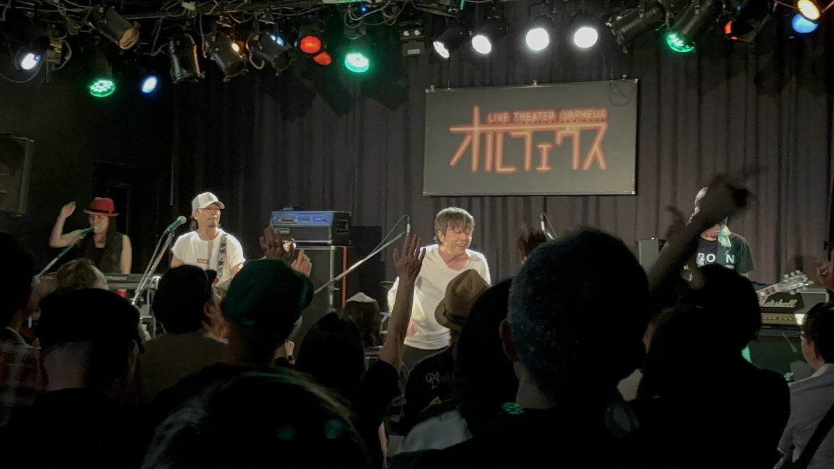 hato66's tweet photo. トリは葛西人👦
さすがの貫禄。
めっちゃ盛り上がってた。
音圧が上がってていい感じでしたー
お疲れ様でした♪ https://t.co/FiIZAfqvn6