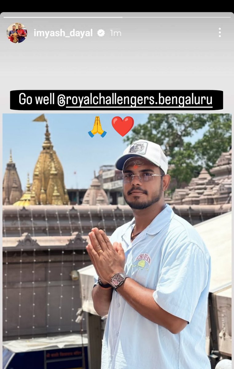 Raghav579612237's tweet photo. Yash dayal latest instagram post for RCB ❤️
@RCBTweets @RcbianOfficial @Trend_VKohli @TrendVirat
#RCBvsGT #RCB #IPL_FINAL @IPL https://t.co/3lQ9m8DUw9