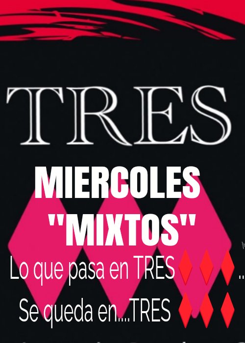 TRES_ROMBOS_BCN's tweet photo. 🔥Volvemos con los Miercoles Mixtos,durante los meses de 🔥"Verano" 🔥
Junio ,julio y agosto.....😈 https://t.co/kka1Bx9kXH