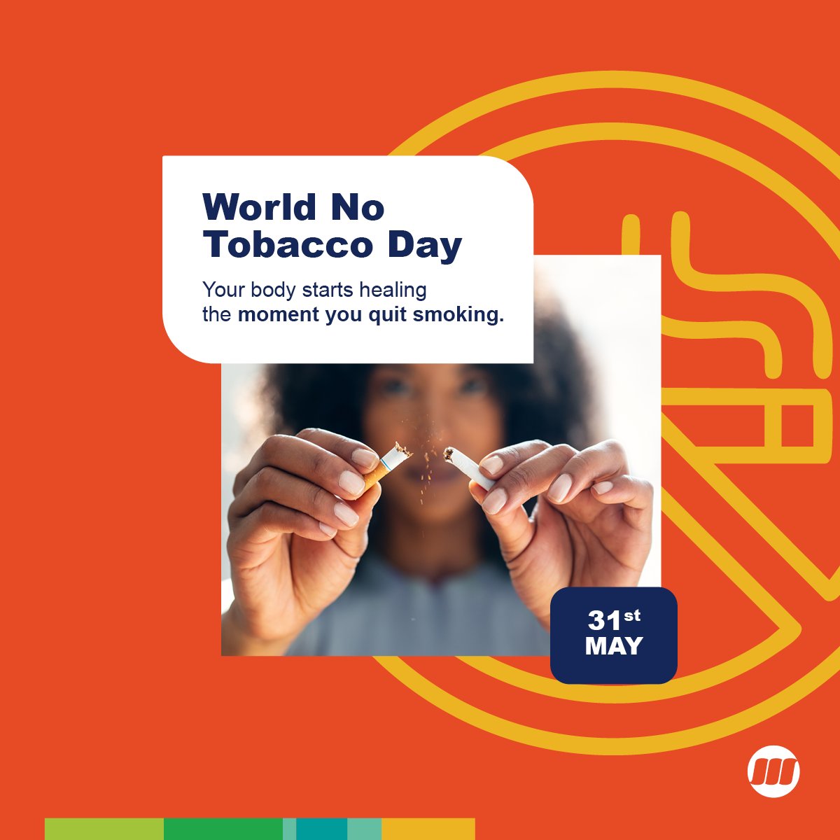 MedshieldSA's tweet photo. Your future self will thank you for quitting.

This #WorldNoTobaccoDay, make your health a priority. The journey may not always be easy, but every smoke-free day is a win worth celebrating.

A healthier tomorrow starts today.

#MedshieldSA #PartnerForLife #PredictAndPrevent https://t.co/b8YhKDlGL4