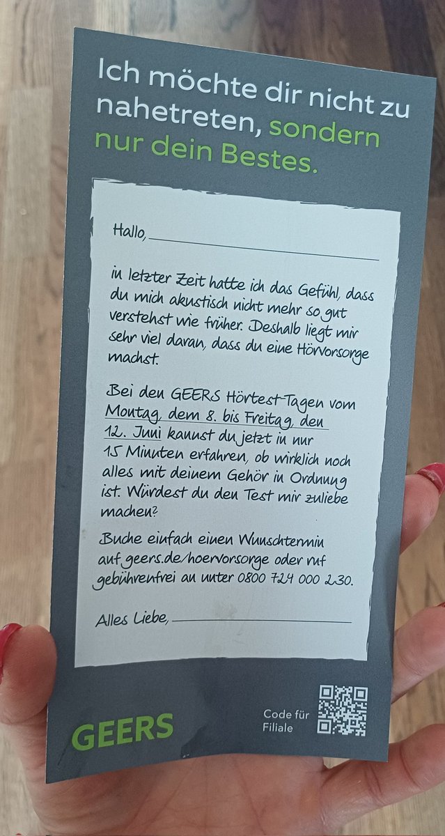 mybrainfudge's tweet photo. #geers #Hörtest. #Werbung 

Danke, als hätte ich nicht genug #mentalload (JOB, MANN, KINDER, HAUSHALT, STUDIUM)
Aber natürlich kümmere ich mich auch noch um meine "älteren Familienmitglieder". Natürlich kostenlos. 
#Lifestyleteilzeit 
(Haben ♂️ das eigentlich auch bekommen?) https://t.co/Jx88Uw1PVn