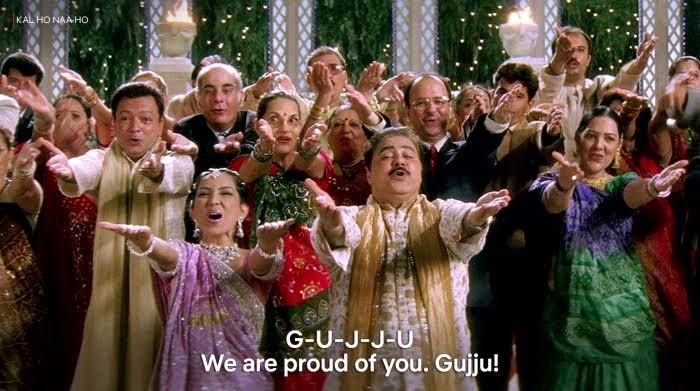 Agrimonious's tweet photo. I'm once again positing that the primary reason behind the scourge of embarassing Indians abroad is not the regime, but Dharma Productions, which made NRI cringe cute and own-able and somehow, hip. https://t.co/qdyANnNHzn