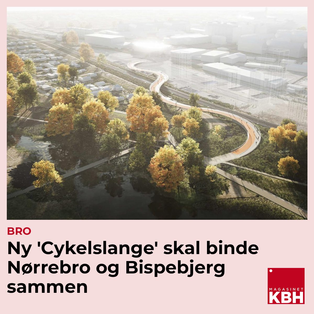 MagasinetKBH's tweet photo. 'Cykelslangen' V2 er formentlig på vej til byen. 👉 https://t.co/qqSqeaHizd https://t.co/O2xqFaLdQV