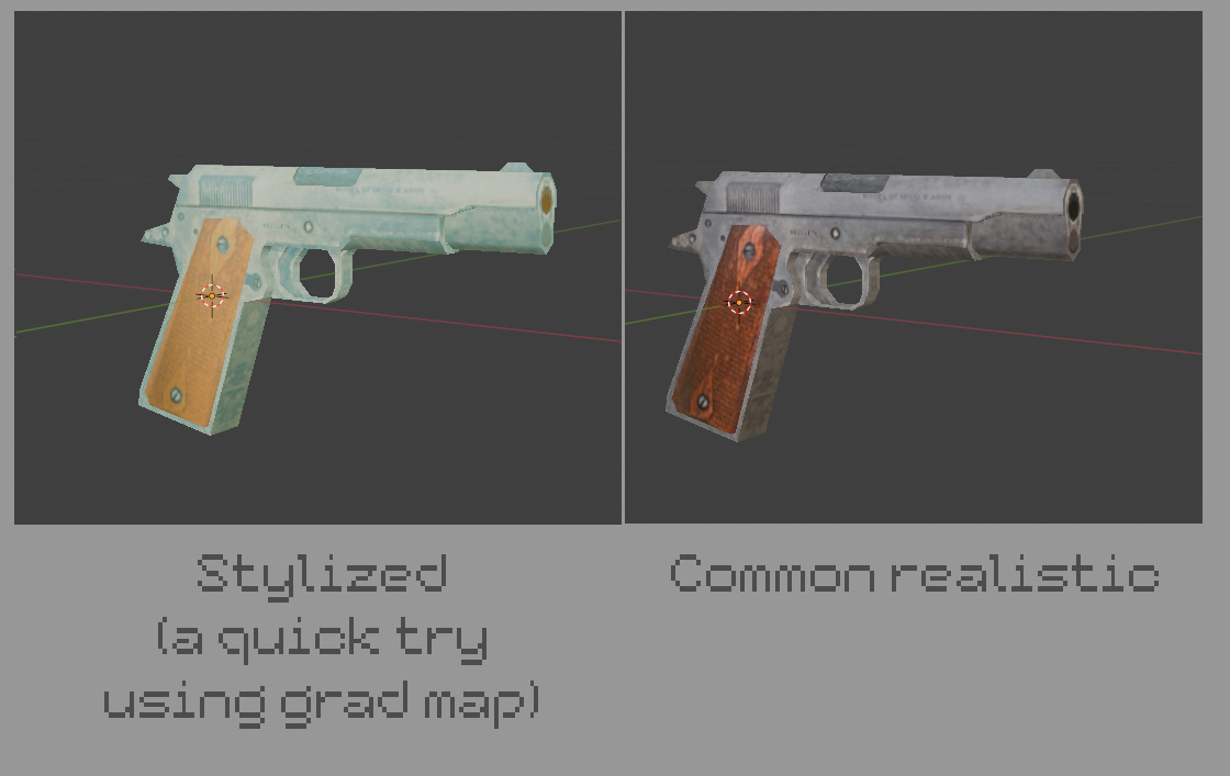 SyntaxesOfPlay's tweet photo. Texturing. I'm torn between two directions:

• Realistic worn-metal look
• Soft pastel stylized look

Which would you choose?
#gamedev #indiedev #3dmodeling #lowpoly #psx #ps1style #retro3d https://t.co/8LkVtexLU6