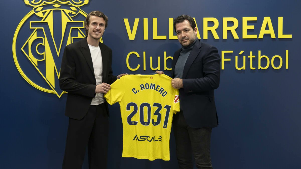 noticies_d's tweet photo. VILLARREAL CF// Carlos Romero renova al Villarreal CF fins a juny de 2031
https://t.co/djMiXyxXDR
#CarlosRomero @villarrealcf #noticies https://t.co/kdpZSLmkqp