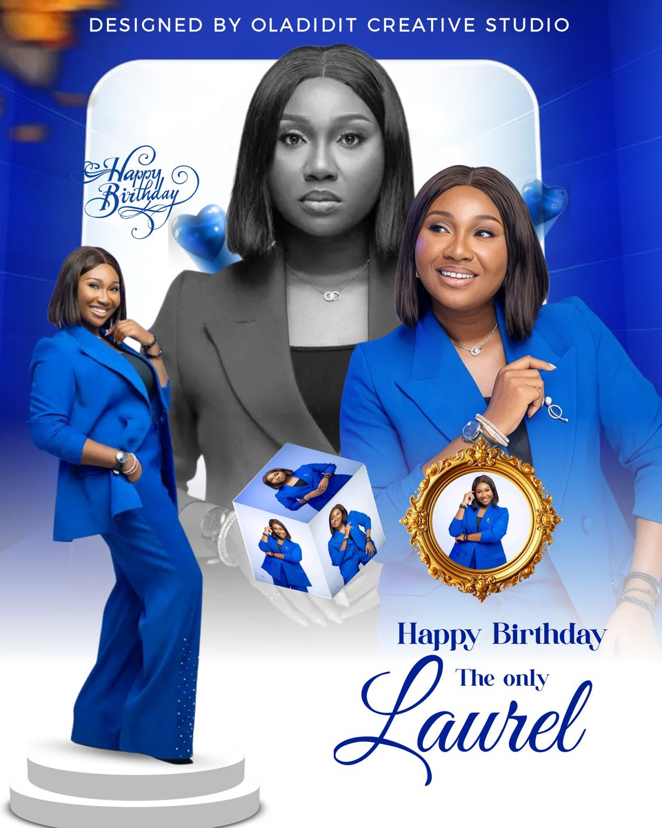 oladiditai's tweet photo. 🚀 Ordinary photos transformed into a stunning birthday masterpiece! This is what happens when creativity has no limits. 💙✨
Client satisfaction is the goal. Oladidit Creative Studio
#FlyerDesign #PhotoManipulation #BirthdayFlyer #GraphicArtist https://t.co/BRhTRqKnNR