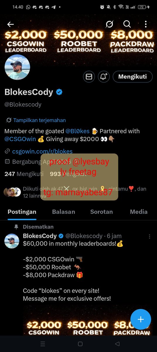 Ly freetag tweet media