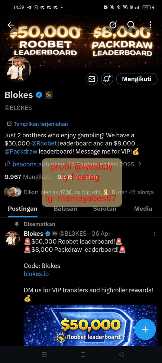 Ly freetag tweet media