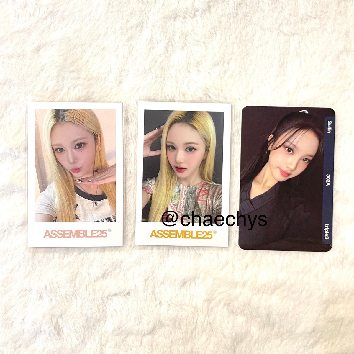chaechys's tweet photo. มายู ซอลลิน ใบละ50.-
 
ค่าส่ง 30.- ✨รับหมดส่งฟรี
💌dm (เมนชั่นหรือกดเฟบหลังทัก)
 #ตลาดนัดtripleS https://t.co/wH4uS1tL8y