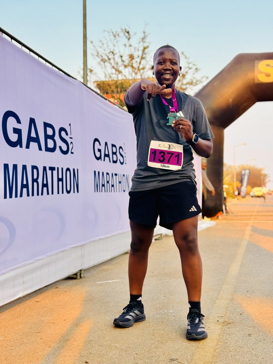 KenzarMafia's tweet photo. Smashed my personal best #GaboroneHalfMarathon2026 🥇 https://t.co/kqQHu9BsIQ