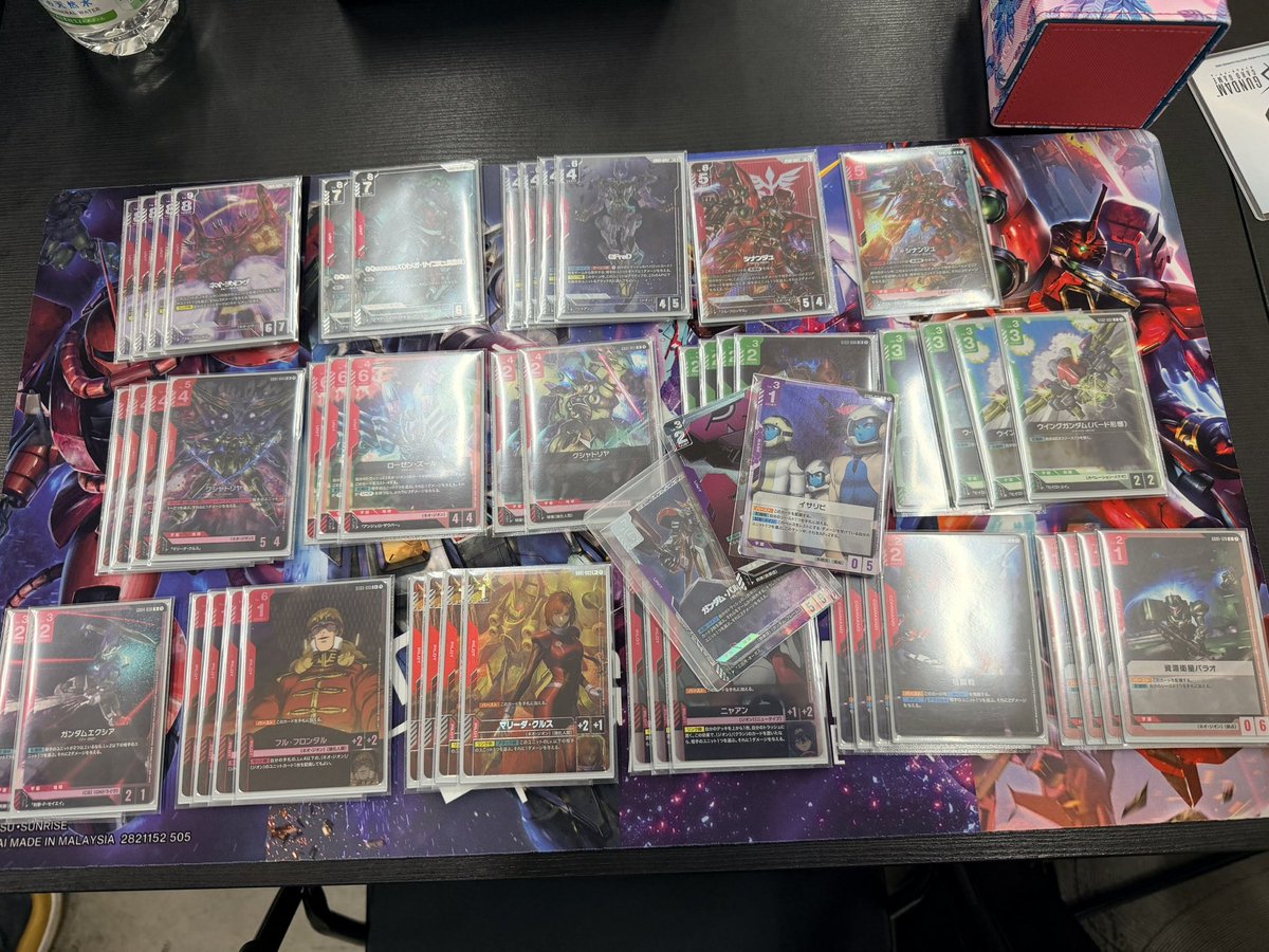 jin112801's tweet photo. NTC
S CARD OASIS 大垣店
赤緑ネオジオング
青紫先攻⭕️
青赤先攻⭕️
青白先攻⭕️
赤白後攻⭕️
note書けって言われたけど書きません🫡
#GCG #ガンダムカードゲーム https://t.co/v9SYLUOc02