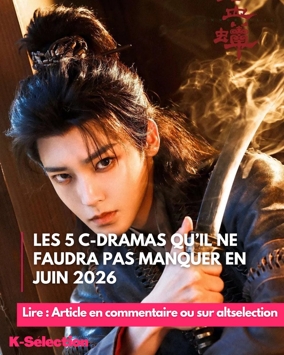 ALTKSELECTION's tweet photo. Juin 2026 s'annonce riche pour les fans de C-dramas !Article sur: https://t.co/Cse4BaUjvc
#CDrama #DramaChinois #CDramas2026 https://t.co/LdkbSiEA3g