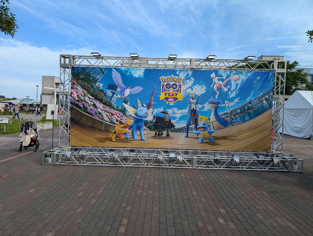 K0U24's tweet photo. GOフェス会場来た https://t.co/oJ5qXDdyo3