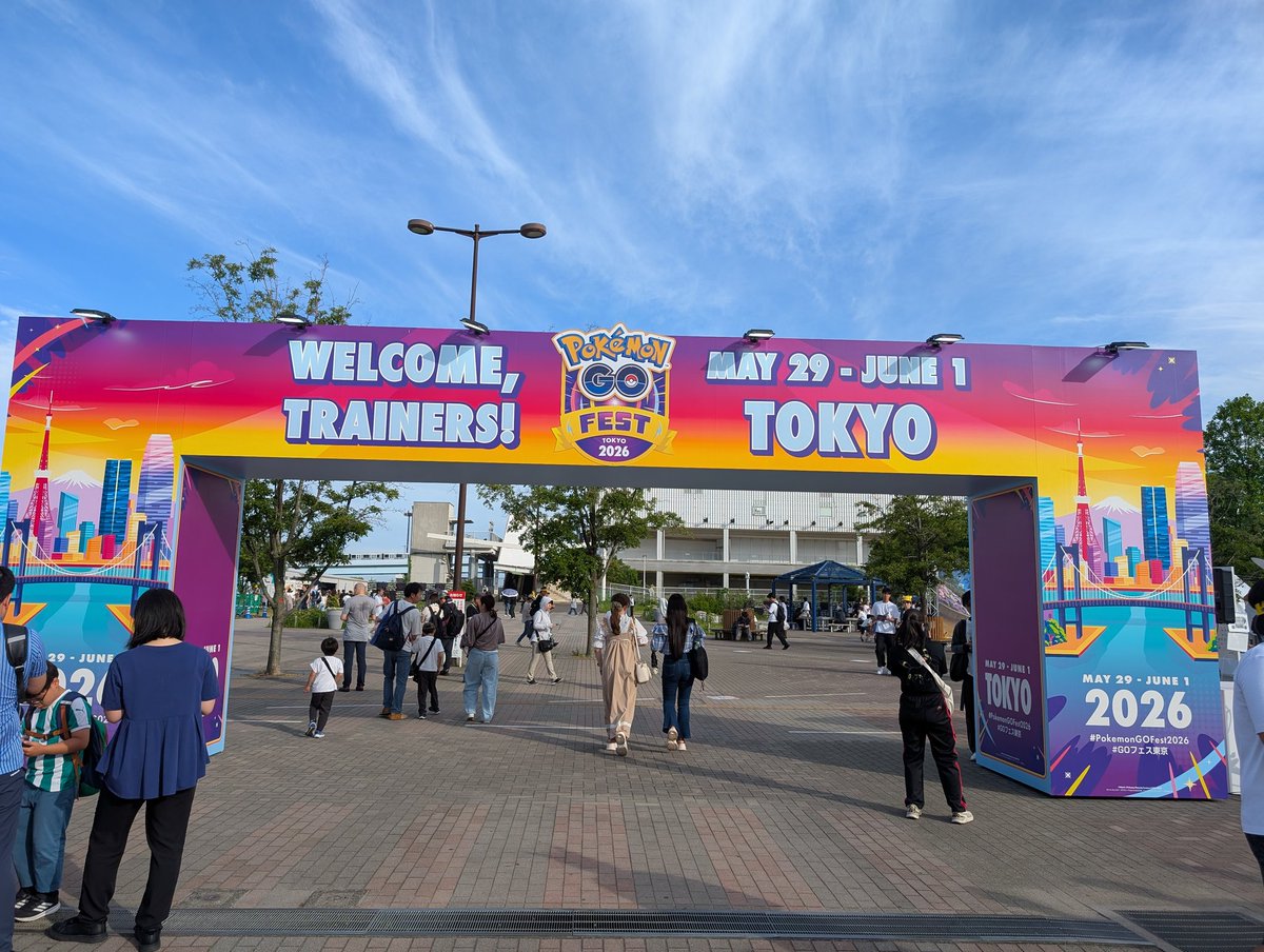 K0U24's tweet photo. GOフェス会場来た https://t.co/oJ5qXDdyo3