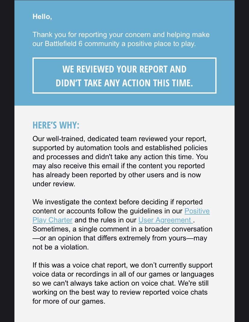 killjoybecky's tweet photo. Hey! @EA @Battlefield … why are slurs and being hateful towards women okay in your chat feature? https://t.co/BbtKF7aT6q