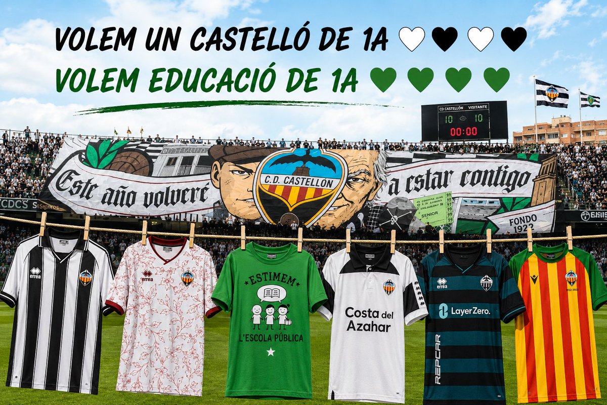 dpfelip's tweet photo. Hui toca Castàlia. 🤍🖤 I també recordar tot allò que defensem fora del camp. 💚 https://t.co/KCwOtp2TPY