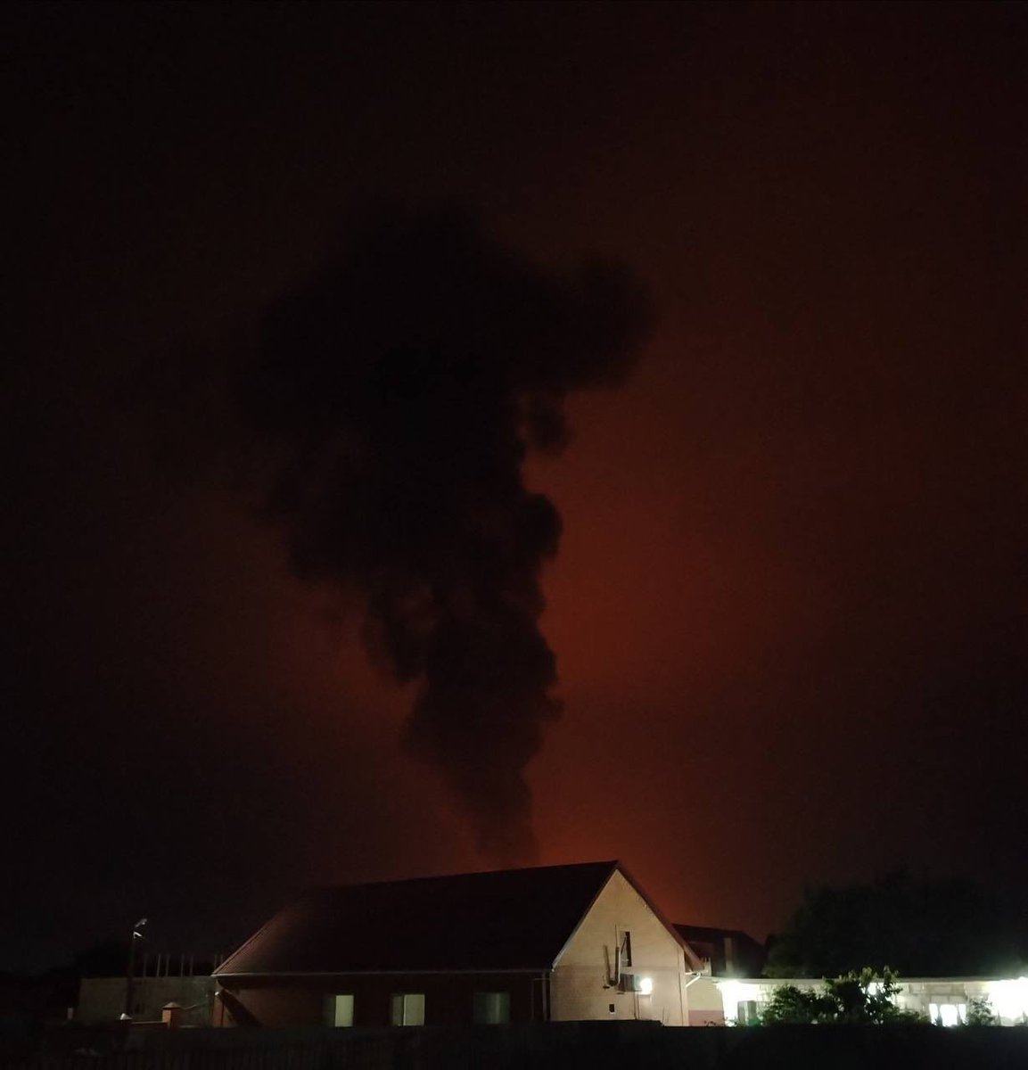 LostWeapons's tweet photo. Every night now Ukrainian drones are hitting their long range oil targets. Rostov, Kirov, and Saratov https://t.co/ywL6AjWdDT