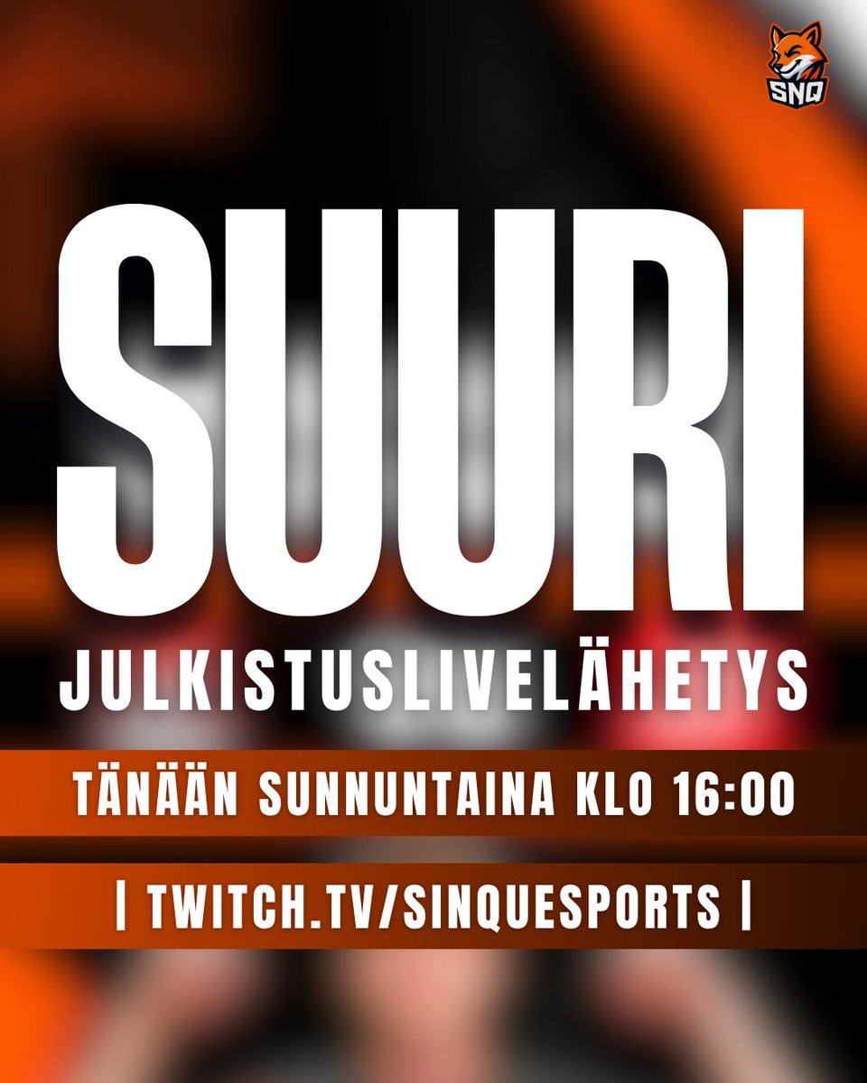 SINQUESPORTS's tweet photo. Rakkaat ystävät tulkaahan paikalle tänään on aika ottaa askel eteenpäin❤️

#CS2 #esportsfi #CS2Suomi https://t.co/7JyOcxgHtJ