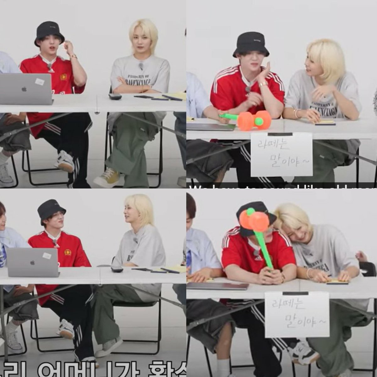 ch3olibee's tweet photo. The way they naturally just gravitated towards each other as the episode progressed. They started off with a gap between them until there was no space left and jh is leaning onto coups https://t.co/6V9TopWWNl