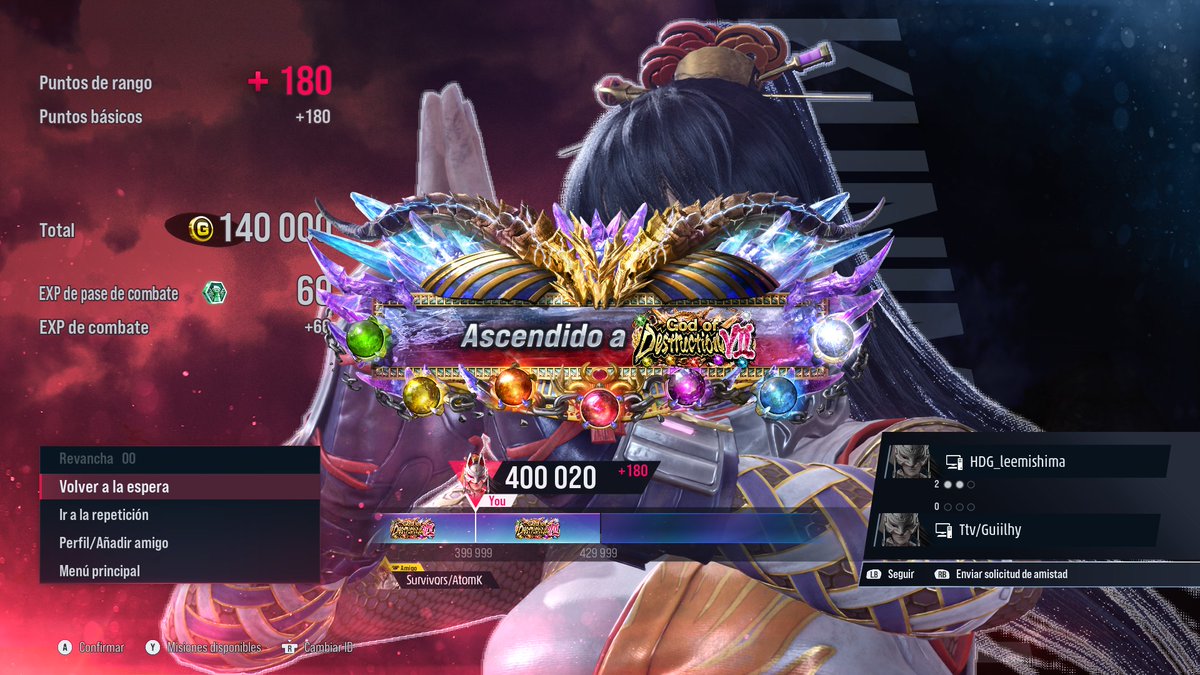 leemishimaTKN's tweet photo. kuni god7
I had to win 63 in a row to get this rank, god8 can wait 
If anyone wants to learn kuni, message me privately. https://t.co/SX78Wjw34o