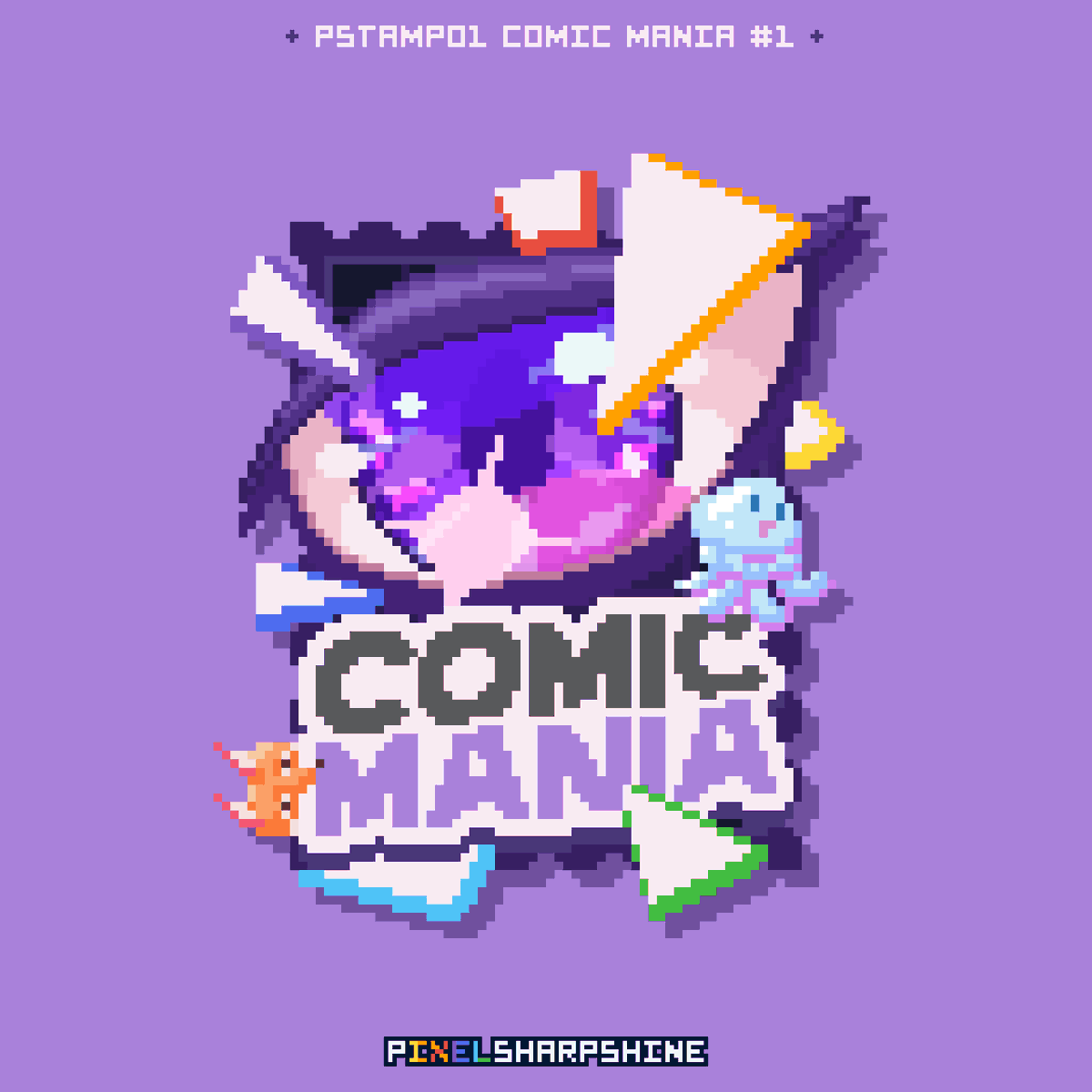 pixelsharpshine's tweet photo. PStamp01 Comic Mania 1
See ya! 😁 เจอกันครับ!
Comic Mania 1 @comicmaniaTH
🗓 13-14 June 2026
⏰ 11.00 AM - 6.00 PM
📍BCC Hall, 5th Floor, Central Ladprao
🎟 100 baht/day
#ComicMania1 #CM1
#CreativeandFandom_Convention
#PixelSharpShine
#PixelArt https://t.co/SdhGdeaAag