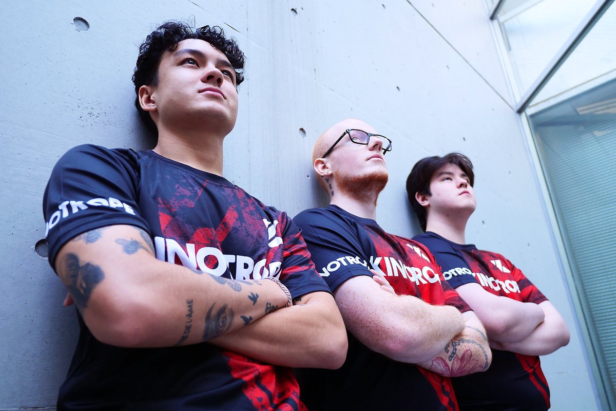 KINOTROPEgaming's tweet photo. 【 #RocketLeague 】
▷RLCS 2026  - APAC 2v2 Open Day2
⠀
🕕18:00～ (JST)
⠀
・KINOTROPE
Maxeew / @Maxeew_ & Kash / @iKashh1
⠀
・Senbei Strikers
furlashh / @furlashh
⠀⠀
Team Stream
🔴https://t.co/XsSJowle2U
🟣https://t.co/l7FK8N2SsZ
🎤emonosuke / @emonosuke2149
⠀
We'll win again today.😃
#KNWIN #RLCS #ロケットリーグ
