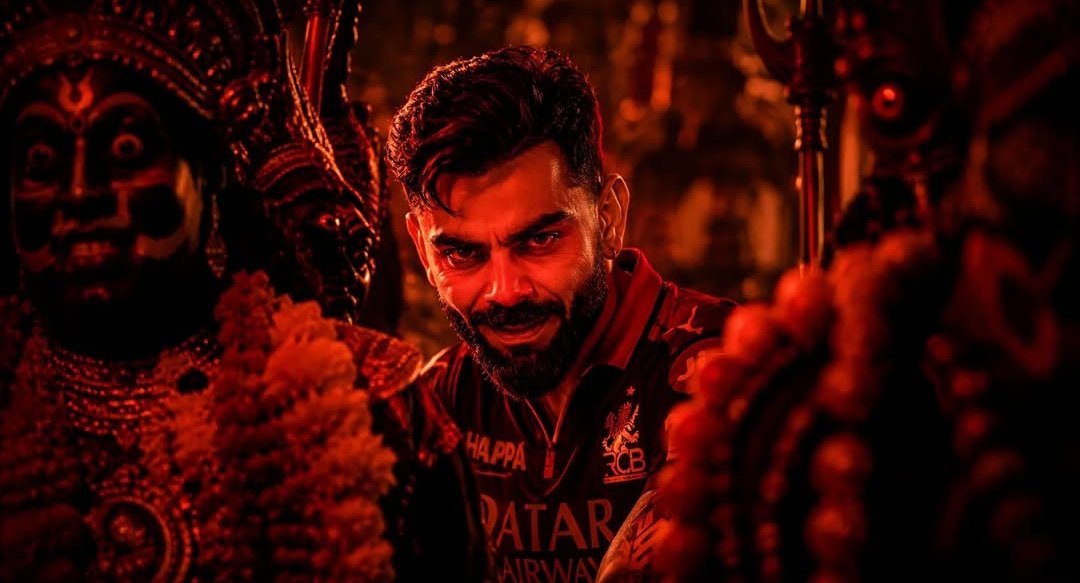 UrsMk1133's tweet photo. My man was ready to bring home RCB's second cup🙌🏻🔥🏆 https://t.co/cAjEOTXOA2