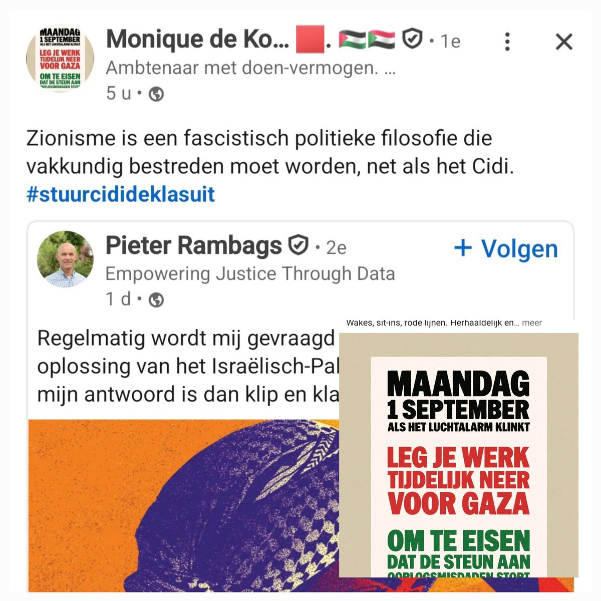 SolidairU's tweet photo. @Denkjewel @MarjanVool5556 Brechtje is toevallig geen gemeenteraadslid in Utrecht, maar was niet ondenkbaar. De stad waar het bestuur knielt voor 'free palestine'. Waar GL-PvdA moties indienen ala Piri. Waar ambtenaren dagelijks het gif uitstrooien. Waar een raadslid van VONK, beleidsadviseur wordt. https://t.co/ubzvqaIjPI