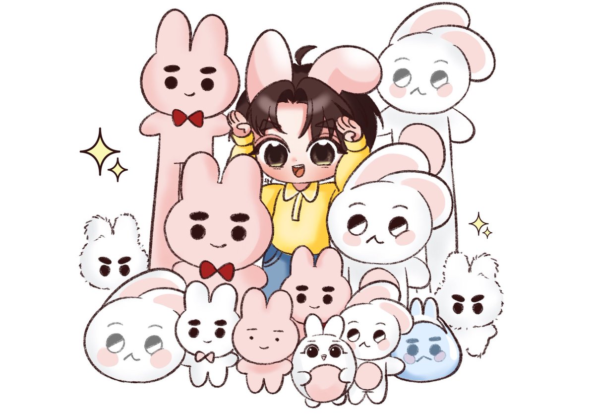 DO_DO_DOS's tweet photo. 와글와글 토끼왕국🐰

#SUHO #수호 https://t.co/tilAlATsXF