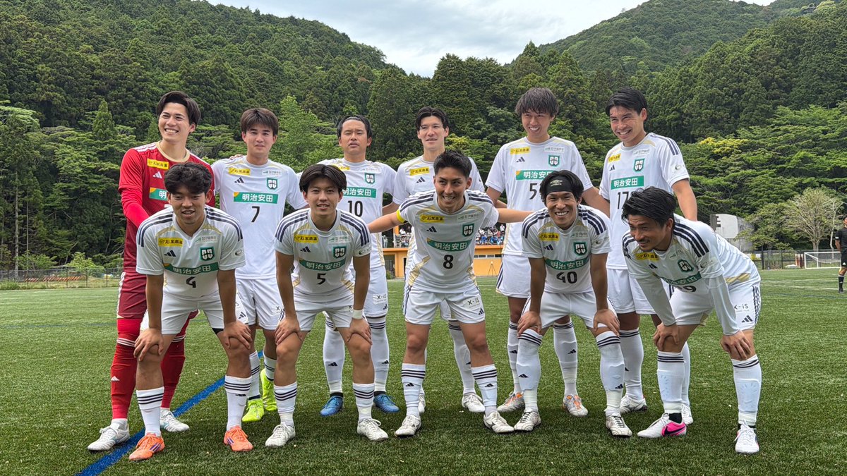 voyagers_sports's tweet photo. (試合結果)

東海サッカーリーグ 2部
第7節
vs  SS伊豆
○1-0

得点者(アシスト):
松澤彰(遠藤純輝)

気温が上がり、暑く厳しいゲームでした。
後半立ち上がり時間帯でのゴールを守り抜き勝利。
後半戦に向けてまた引き続き頑張っていきます。
応援ありがとうございました！

#voyagers https://t.co/siJVWN0oKX