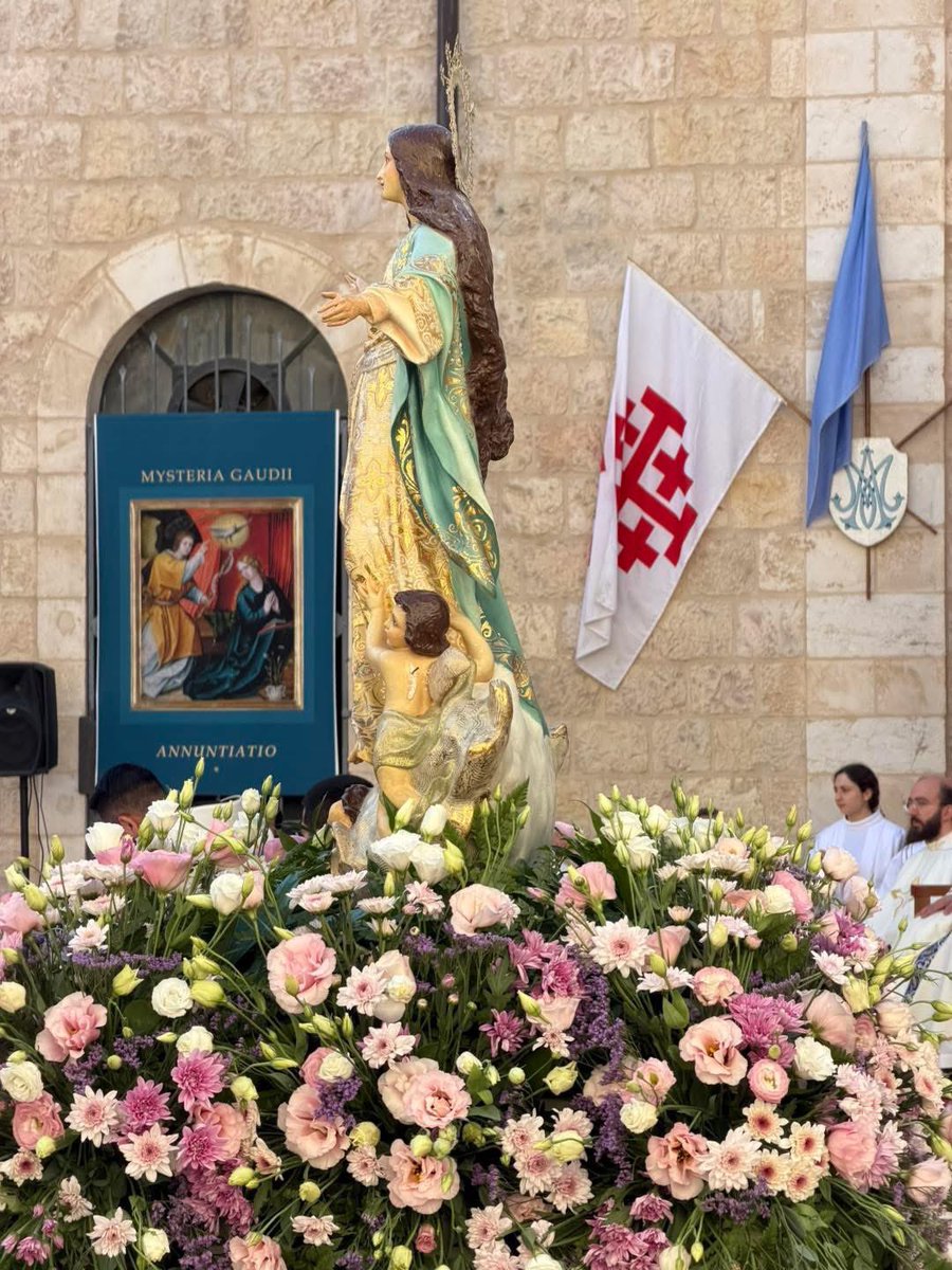 PalCatholic's tweet photo. ✝️🇻🇦 Closing of the Marian month from Jerusalem. https://t.co/uMDV3gcrIh