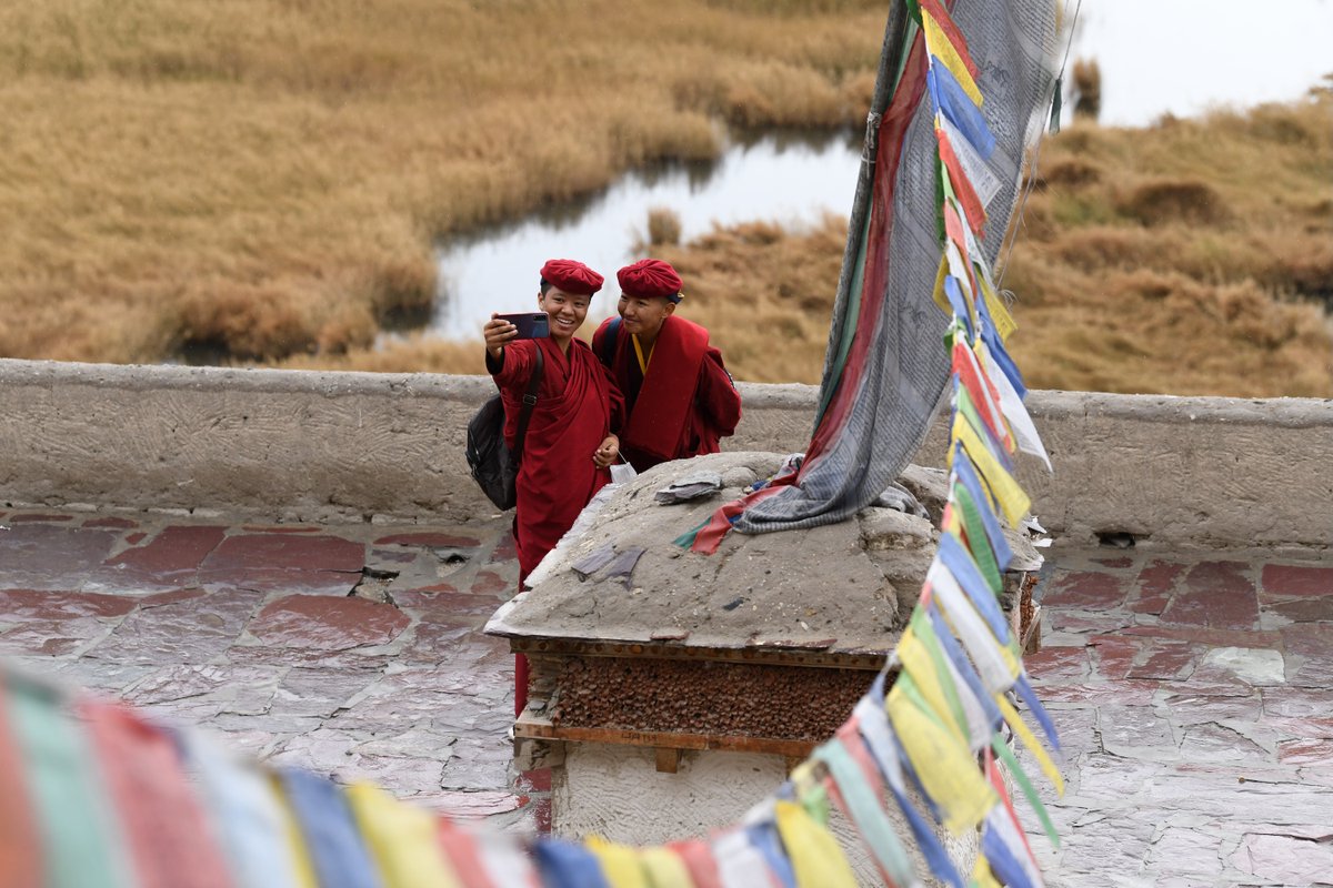 kanwarrajput's tweet photo. Ancient traditions. Modern friendships. One spontaneous selfie in Leh, Ladakh.

Sometimes the most memorable travel photographs are the ones you never planned.

📷 Nikon D850
 https://t.co/clhGOWzHwa
#LehLadakh #Himalayas #TravelPhotography #NikonD850 https://t.co/igDuhwjCKT