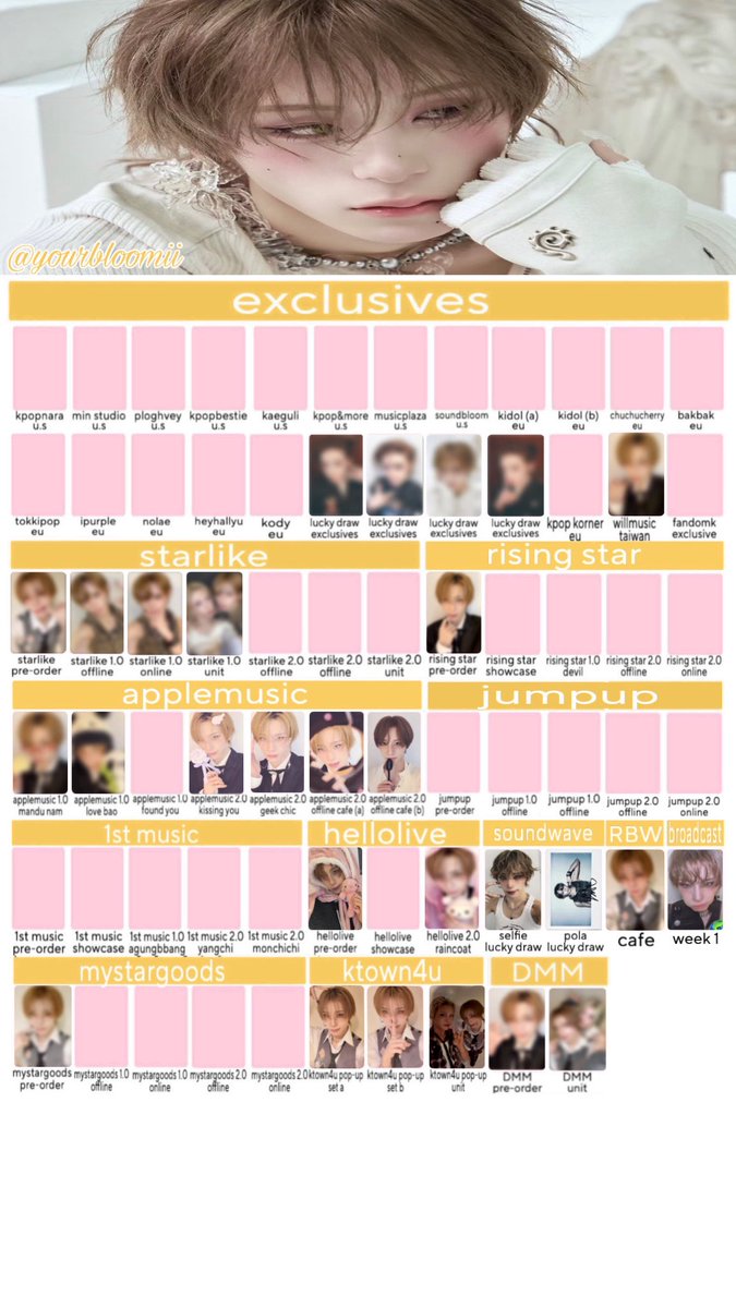 yourbloomii's tweet photo. Decided to make templates for XLOV I GOD era. This does not include album photocards. I also did not add the olive young and Russian event due to the boycotts.

HD link: https://t.co/1FkZNUHOiz

xlov wumuti rui hyun haru photocard template wishlist i god https://t.co/c1FgvXkfGz