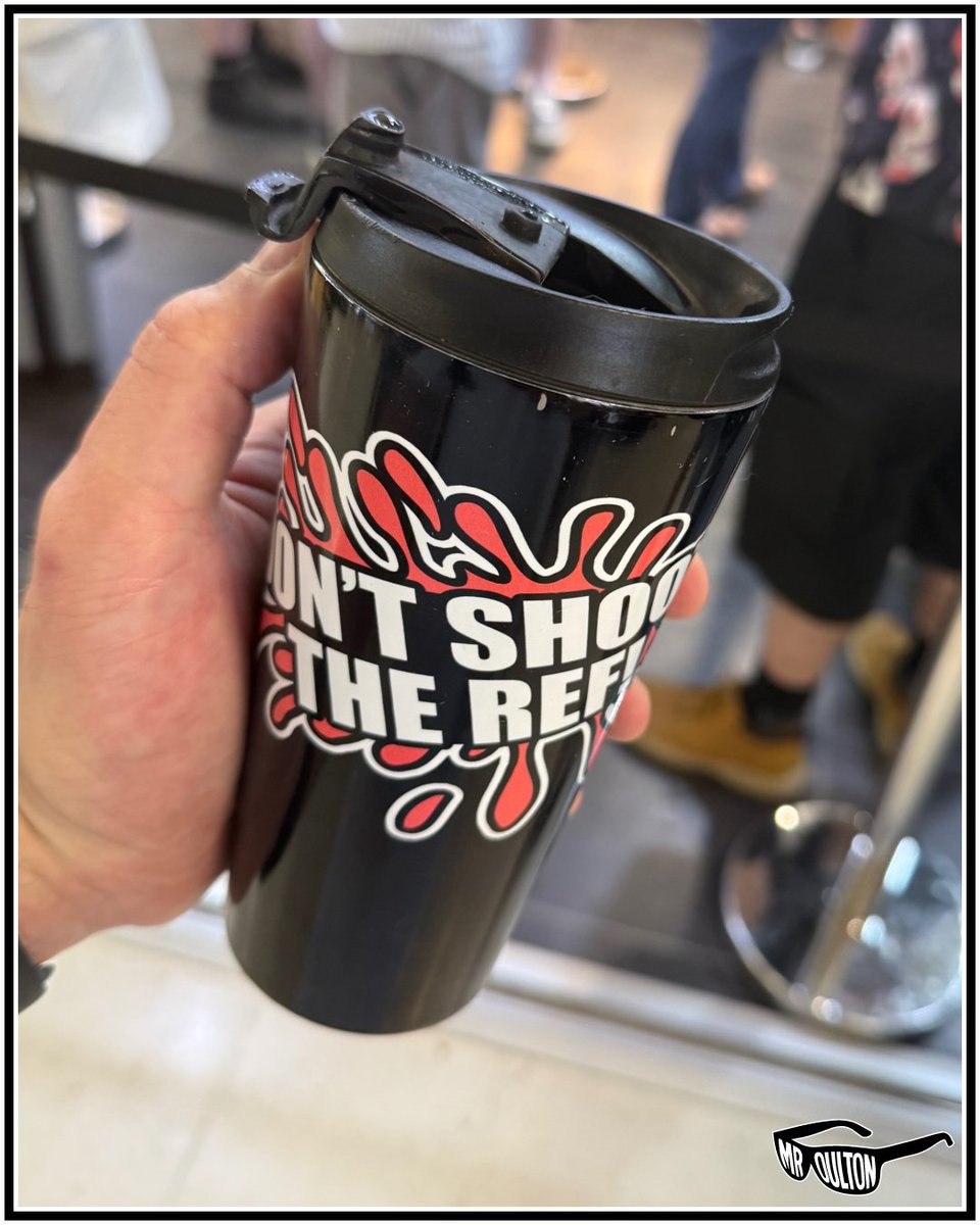 PJOulton's tweet photo. Ready for the start of Day 3 at UKGE, feels strange not being on the paintball site this weekend… did bring my “Emotional Support Mug”

Don’t shoot the ref

#UKGE26 #MrOulton #PaintballLife https://t.co/vF87ivelEg