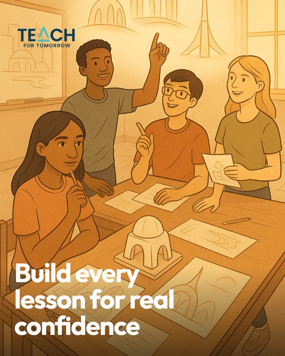 TeachForTmrw's tweet photo. Turning a routine lesson into a confidence-builder isn’t about adding fluff.

It’s about giving students real choices and challenges that spark their agency.

When learners feel in control, their engagement and growth soar. Start designing lessons that empower today. https://t.co/oV32YJLfWq