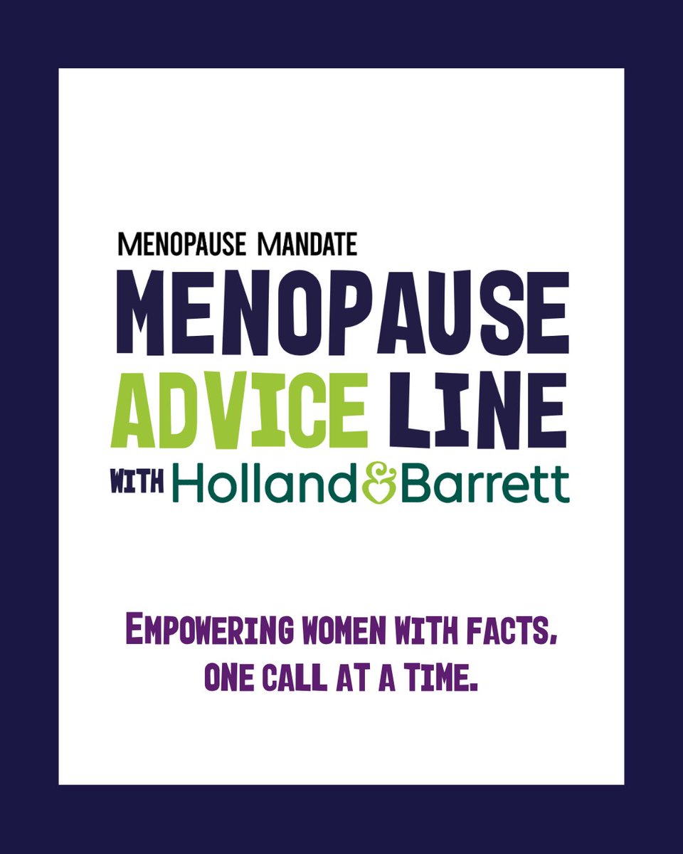 menomandate's tweet photo. Need support navigating menopause? 🌸 The Menopause Mandate Nurse Advice Line, with Holland &amp; Barrett, offers free appointments this month! Our specialist nurses provide personalized help with symptoms &amp; wellbeing. Book now via https://t.co/aA6Np8ZJh9

#MenopauseMandate https://t.co/IkbLzHQSmr