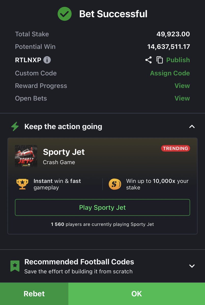 Cashoutkingbet's tweet photo. RTLNXP 🙌🙌🙌🙌🙌
200 ODD

Final code for TODAY…. 

Bet responsibly….

Retweet to WIN… https://t.co/8e8yivpwB2